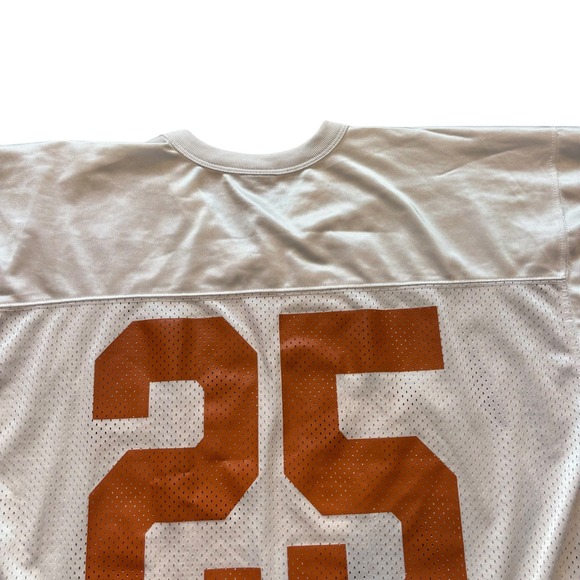 Nike Texas Longhorns Football Jersey White Orange Number 25 Mens Large - Picture 10 of 12